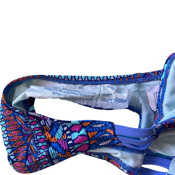 Hobie Girls' Flounce Bralette Bikini Top & Hipster Bottom Swimsuit Set Size - Picture 6 of 8